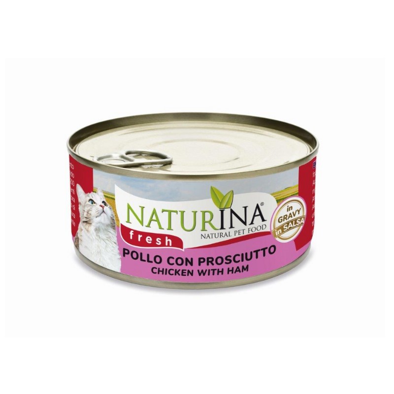 Naturina Fresh Pollo e Formaggio in salsa per Gatti Online