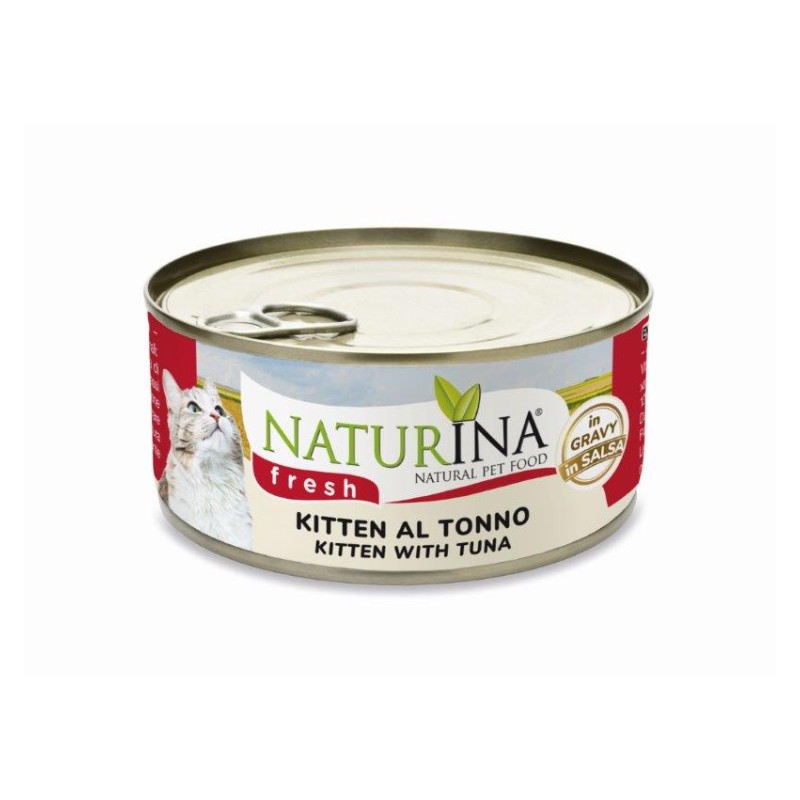 Naturina Fresh Kitten al Tonno in salsa per Gattini In Vendita