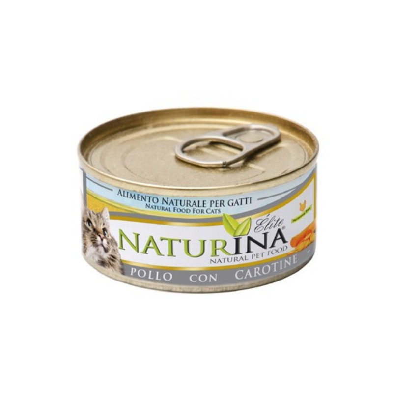 Naturina Elite Filetti di pollo con Carotine per Gatti Hotsell