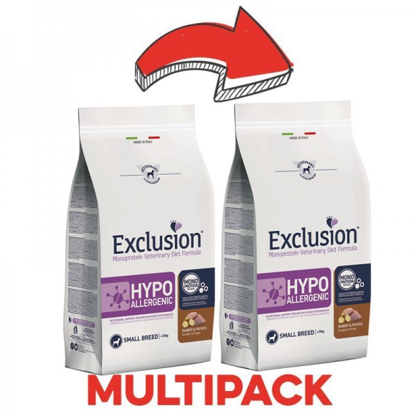 Exclusion Diet Hypoallergenic Coniglio e Patate Small Breed per Cani Shopping online