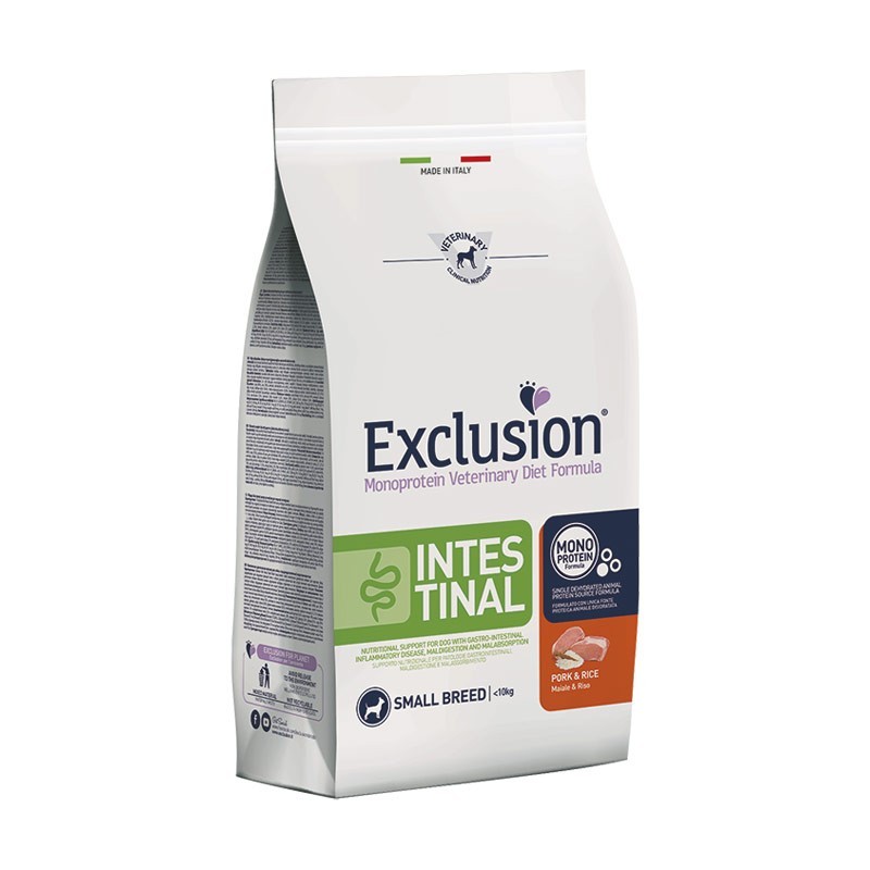 Exclusion Diet Intestinal Maiale e Riso Small Breed per Cani Prezzo basso