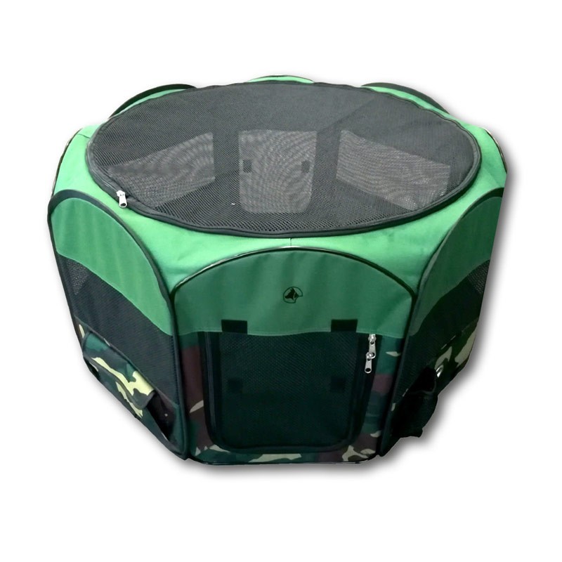 Croci Recinto Pieghevole Fast&Easy in Tessuto Verde per Cani Vendita calda