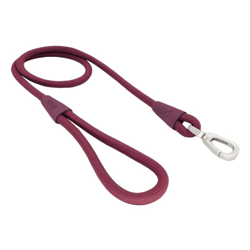 Morso Guinzaglio in Corda Bordeaux