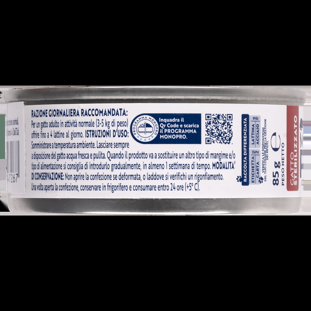 Monopro Cat Sterilised Mousse Manzo 85gr 000143821 Spedizione gratuita