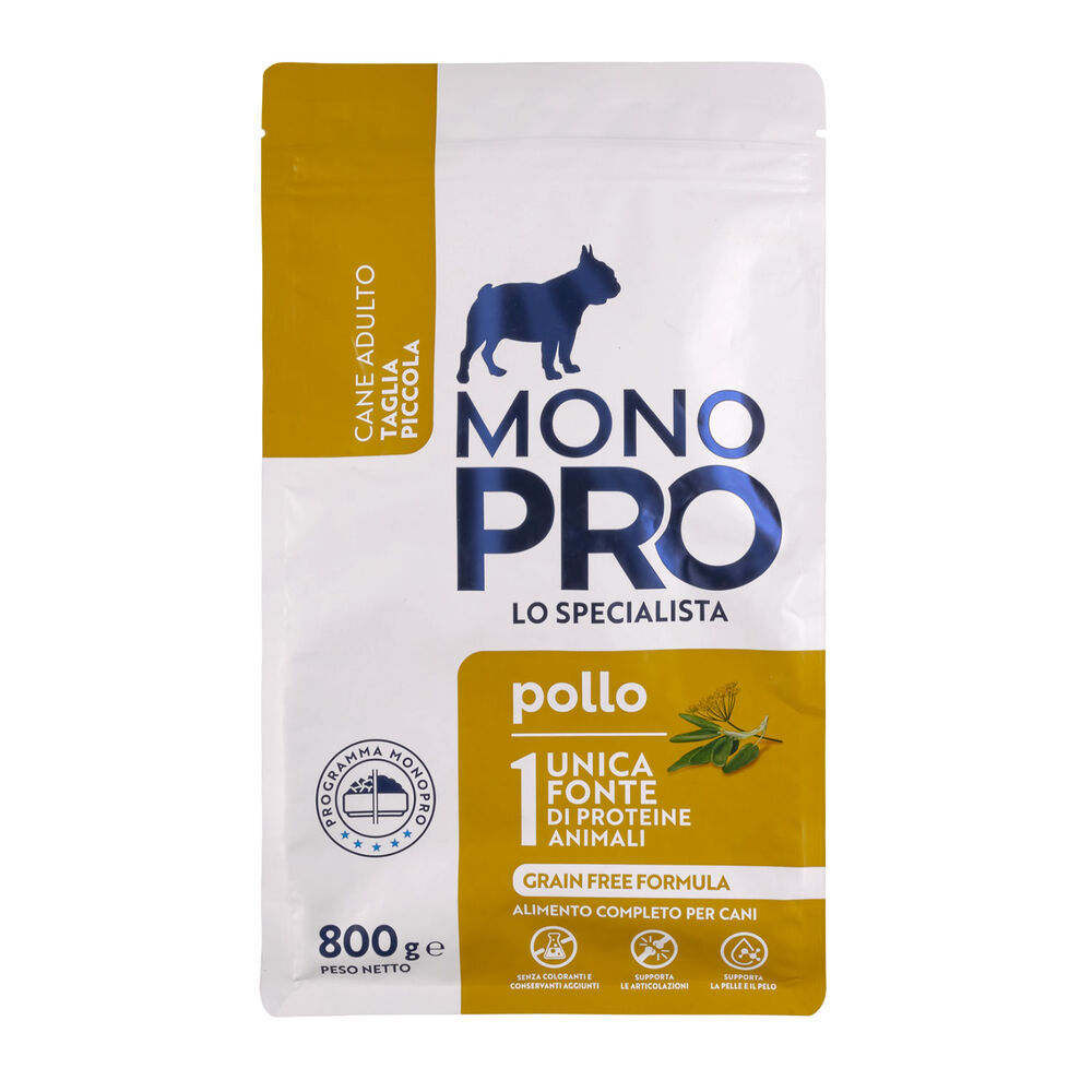 Monopro Dog Adult Mini Grain Free Pollo 800 gr 000125649