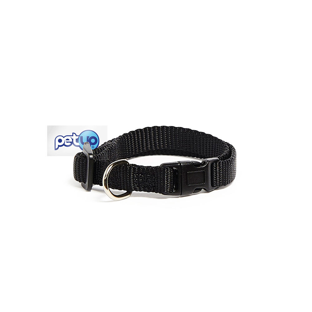Petup Collare nylon a sgancio 12 mm nero 000152662