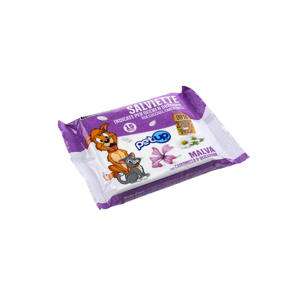 Petup Salviette per occhi e orecchie 15 pz 000181273 Novità