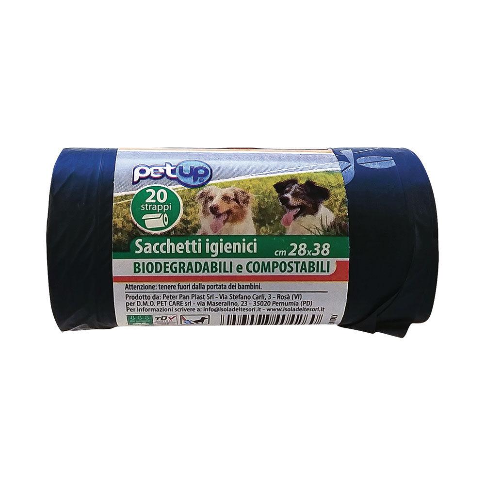 Petup Sacchetti Biodegradabili 28x38 cm 000181429 Offerta