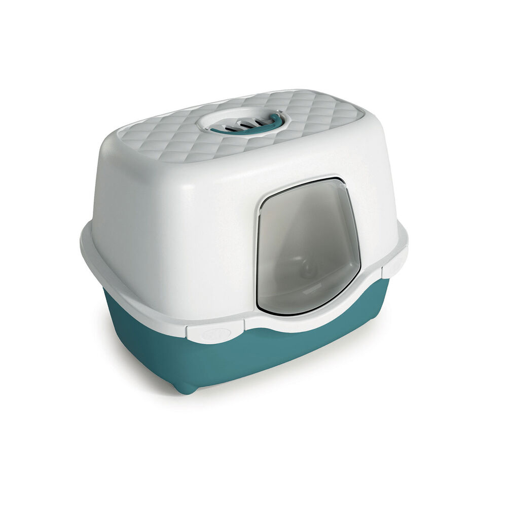 PetUp Toilette Chiusa Matilde per Gatti colore verde 000181628 Vendita Economica