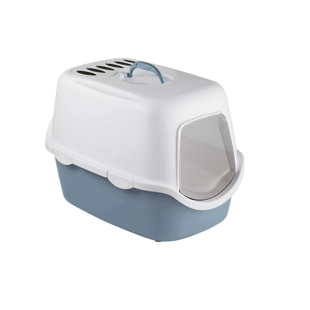 PetUp Toilette chiusa Milly per Gatti colore Blu Acciaio 000181630 Liquidazione