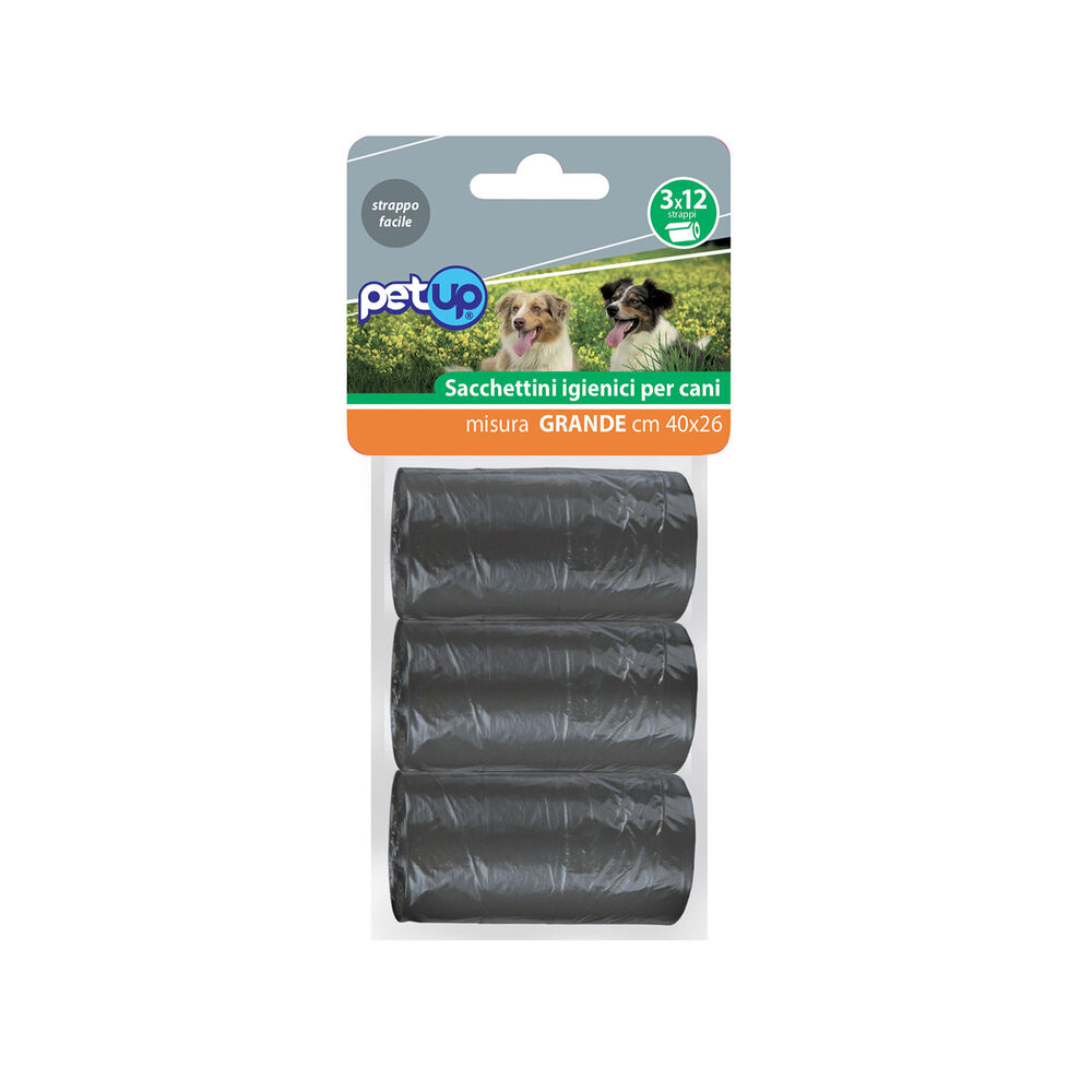 PetUp Sacchetti igienici Large 3x12 strappi 000181593 Fino al 60% di sconto
