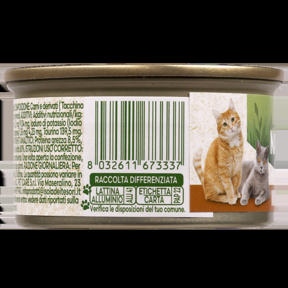 Naturalpet Cat Adult Mousse con Tacchino 85 gr 000142372 50% di sconto con spedizione gratuita