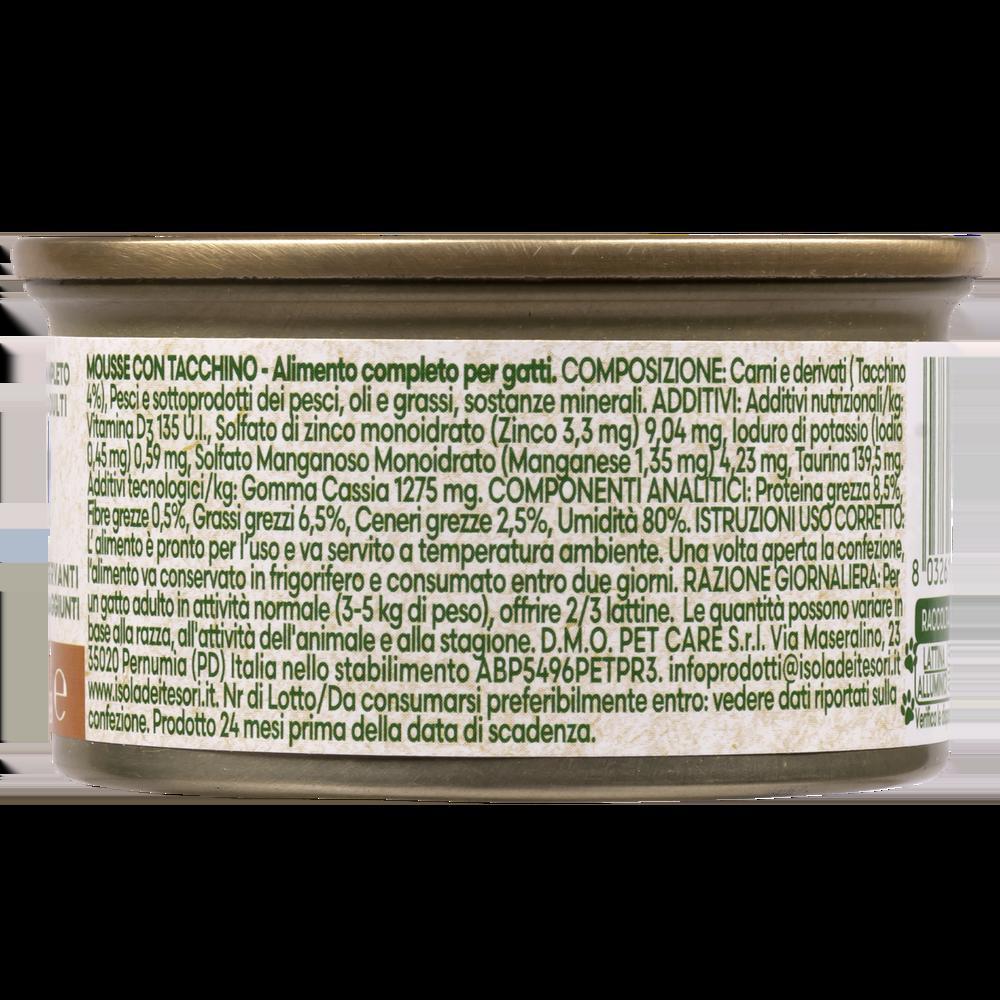 Naturalpet Cat Adult Mousse con Tacchino 85 gr 000142372 50% di sconto con spedizione gratuita