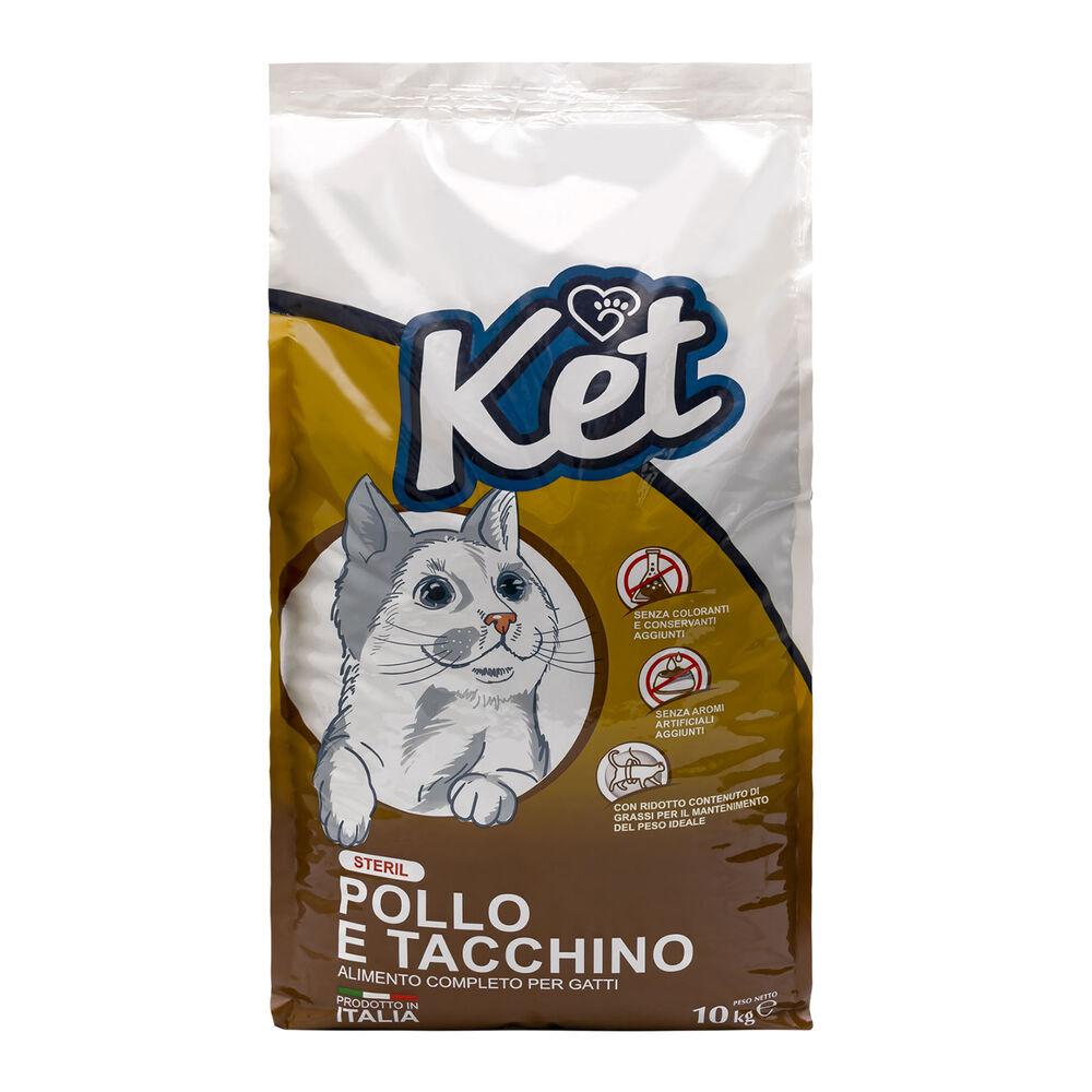 Ket Adult Sterililised Pollo e Tacchino 10 kg 000140988 Officina