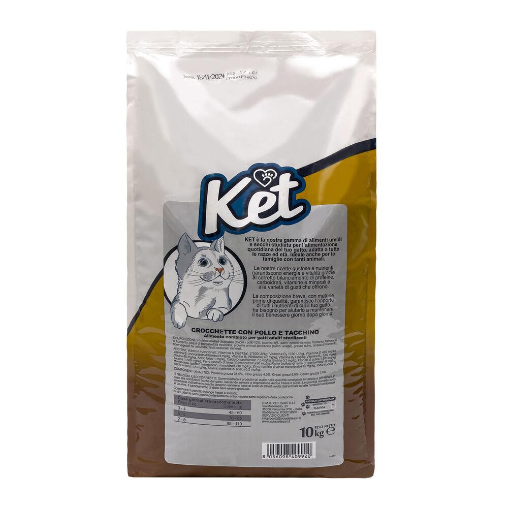Ket Adult Sterililised Pollo e Tacchino 10 kg 000140988 Officina