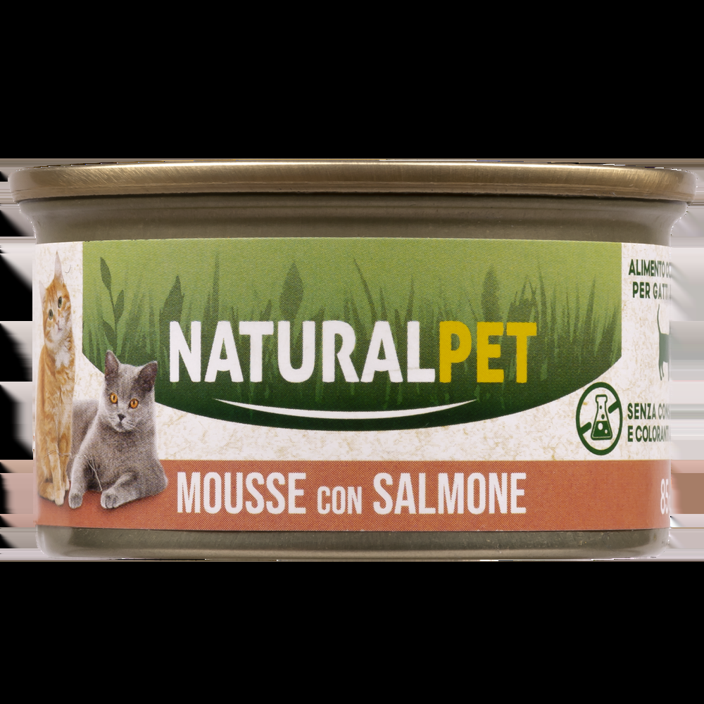 Naturalpet Cat Adult Mousse con Salmone 85 gr 000142779 Esporta salva