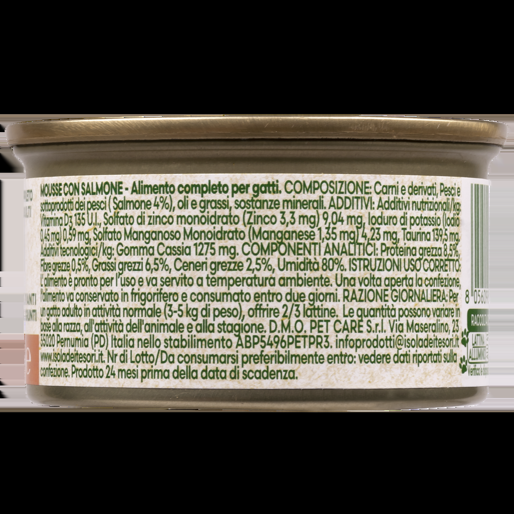 Naturalpet Cat Adult Mousse con Salmone 85 gr 000142779 Esporta salva