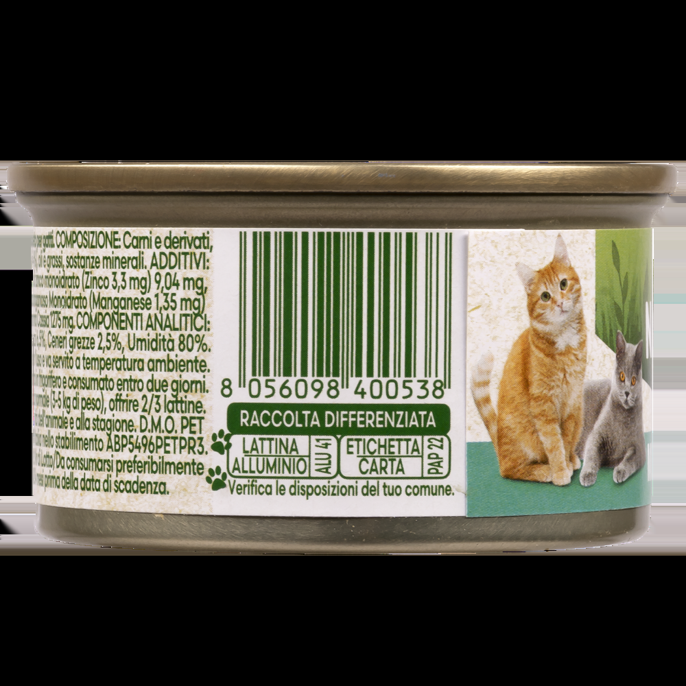 Naturalpet Cat Adult Mousse con Tonno e Merluzzo 85 gr 000142780 In vendita