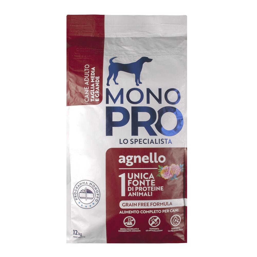 Monopro Dog Adult Medium&Large Grain Free Agnello 12 kg 000125670 Italia