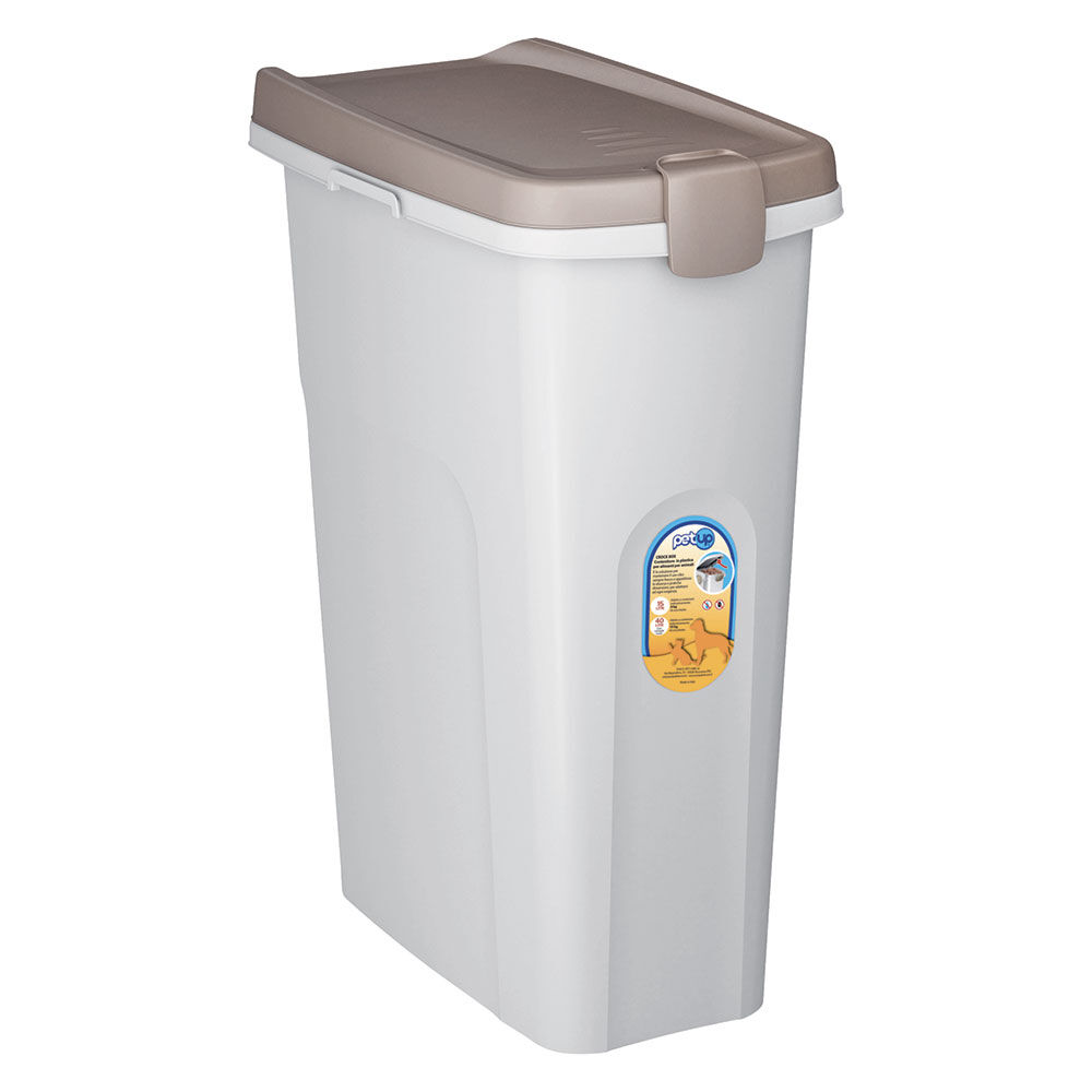 Petup Crock-box Bidone porta crocchette con ruote 40 Lt 000172318 Nuovo