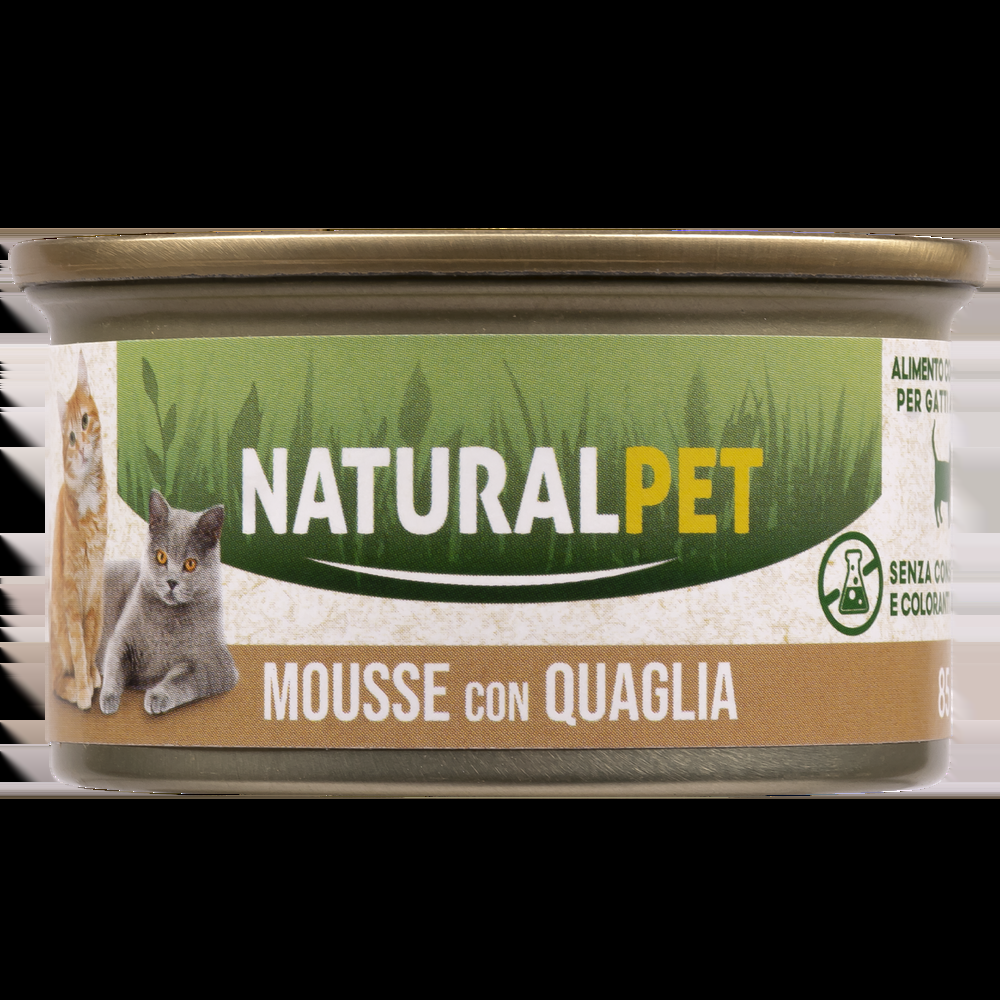 Naturalpet Cat Adult Mousse con Quaglia 85 gr 000143683 Acquista Ora