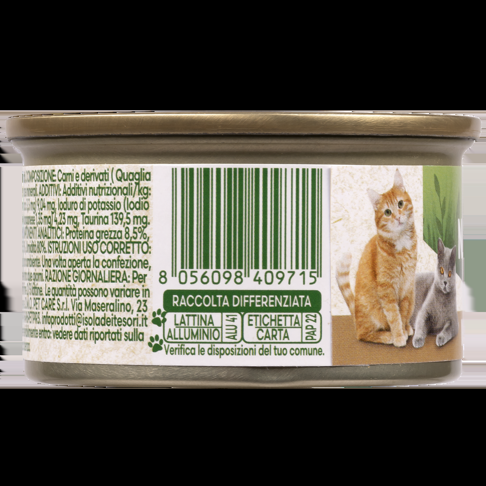 Naturalpet Cat Adult Mousse con Quaglia 85 gr 000143683 Acquista Ora