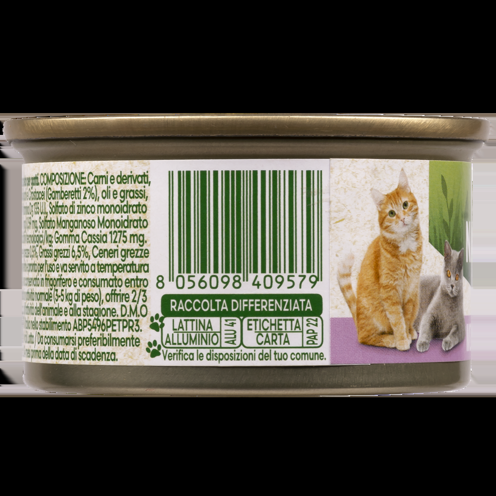 Naturalpet Cat Adult Mousse con Tonno e gamberetti 85 gr 000143682 Fino Al -60%