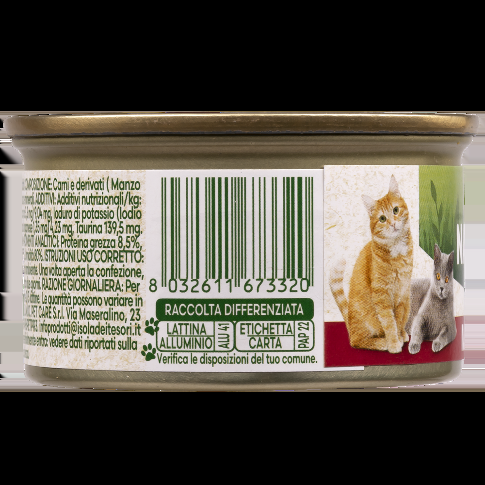 Naturalpet Cat Adult Mousse con Manzo 85 gr 000142364 Sconto