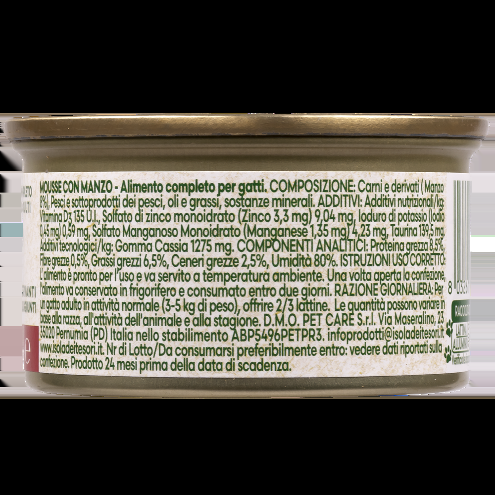 Naturalpet Cat Adult Mousse con Manzo 85 gr 000142364 Sconto