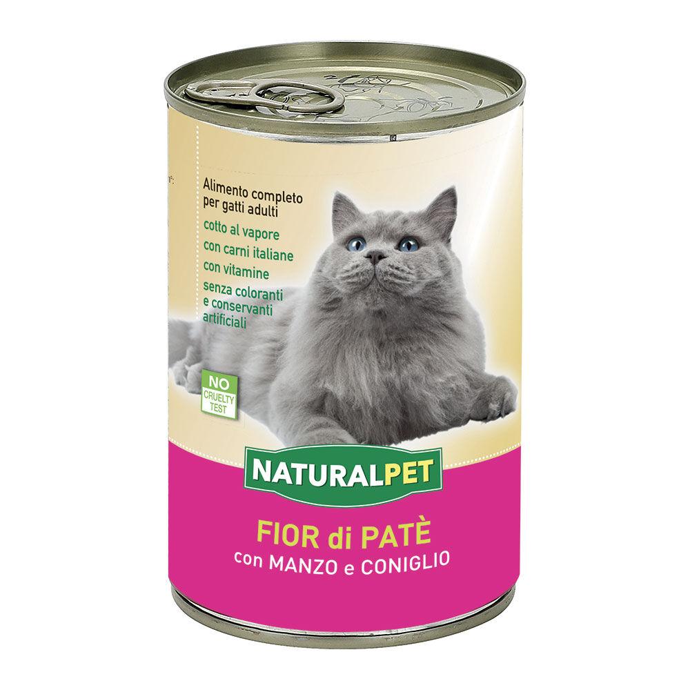 Naturalpet Cat Adult Paté con Manzo e Coniglio 400 gr 000504502 Offerta