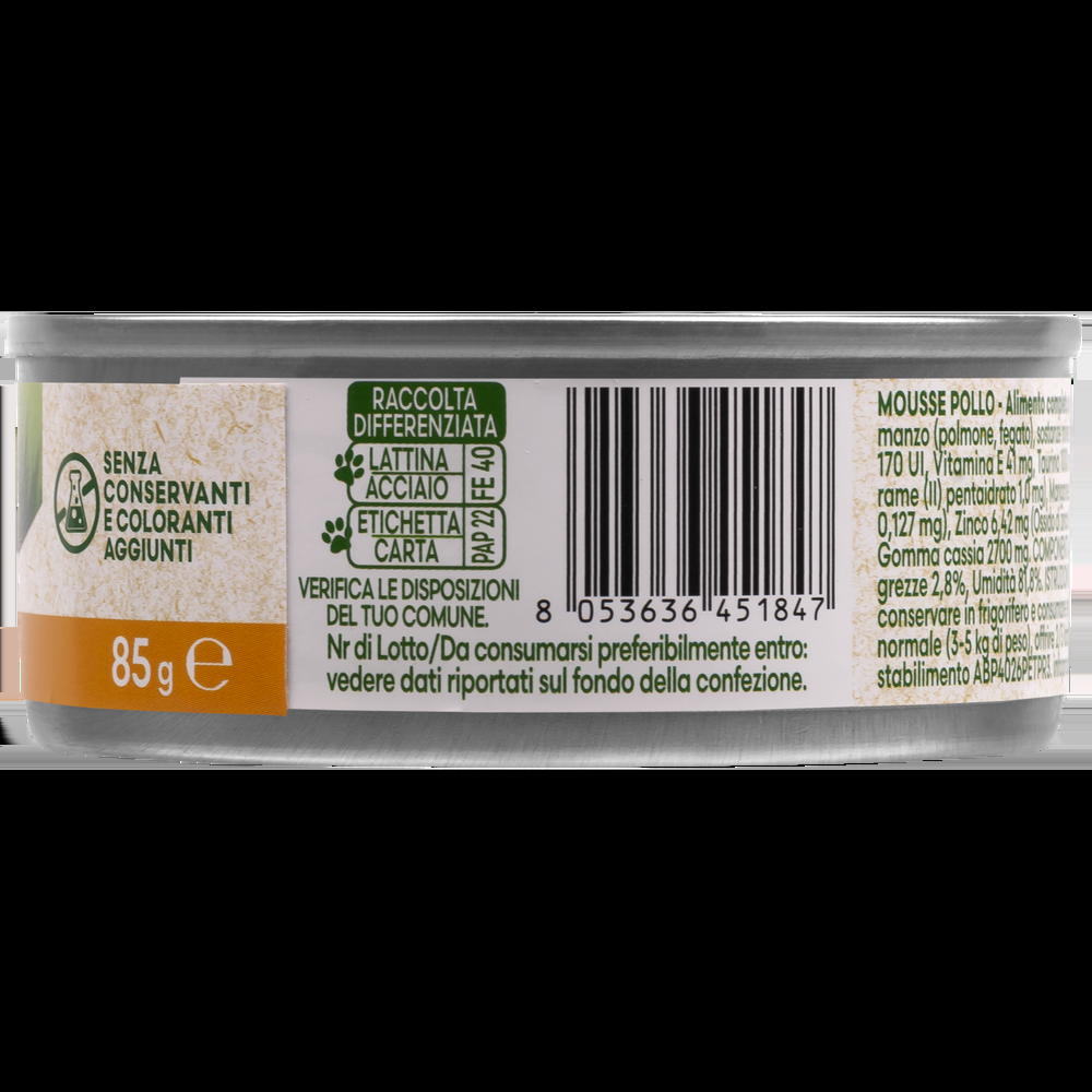 Naturalpet Cat Sterilised Mousse al pollo 85gr 000143901 I Più Venduti