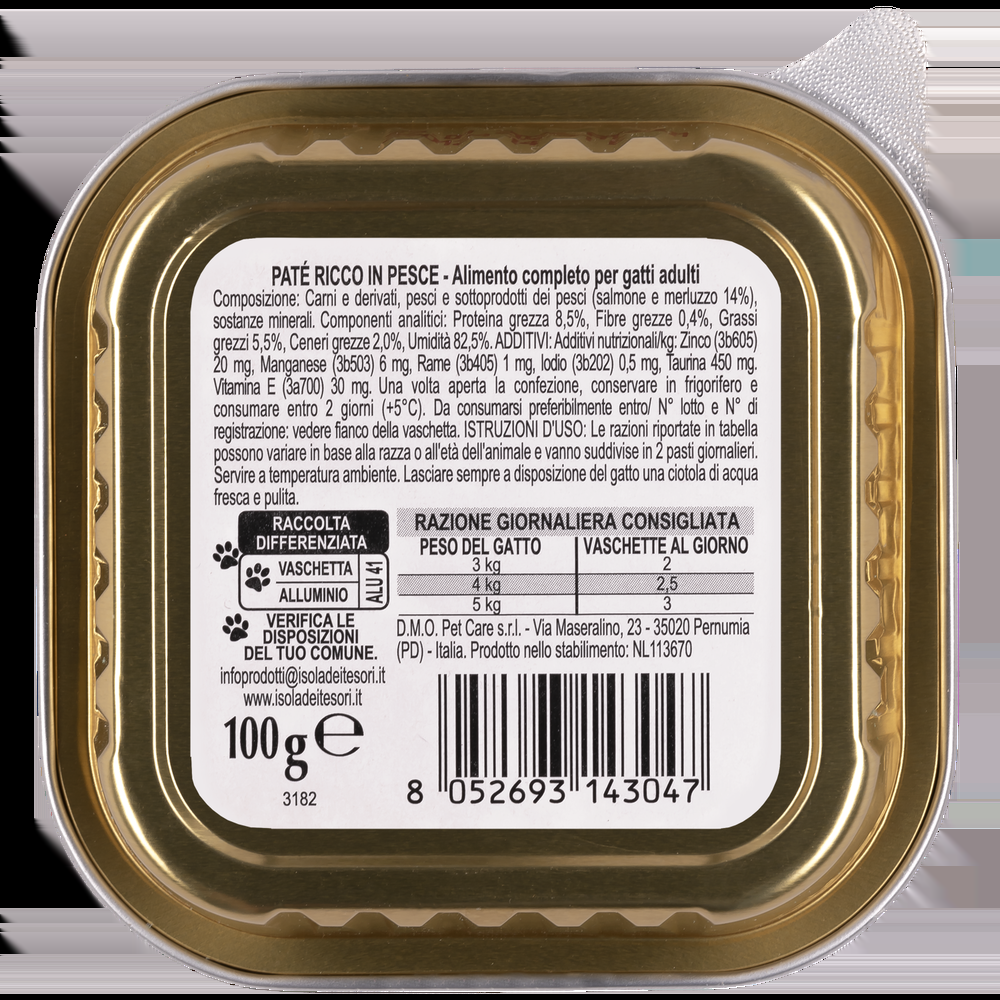 Naturalpet Cat Adult Paté con Salmone 100gr 000143771 Negozio