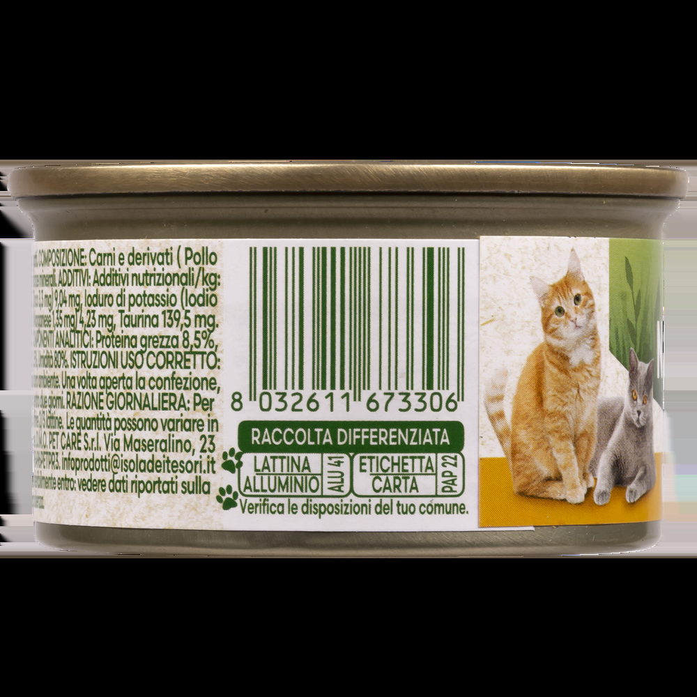 Naturalpet Cat Adult Mousse con Pollo 85 gr 000142371 Spedizione gratuita