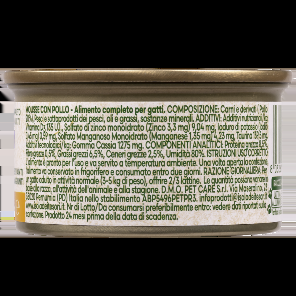 Naturalpet Cat Adult Mousse con Pollo 85 gr 000142371 Spedizione gratuita