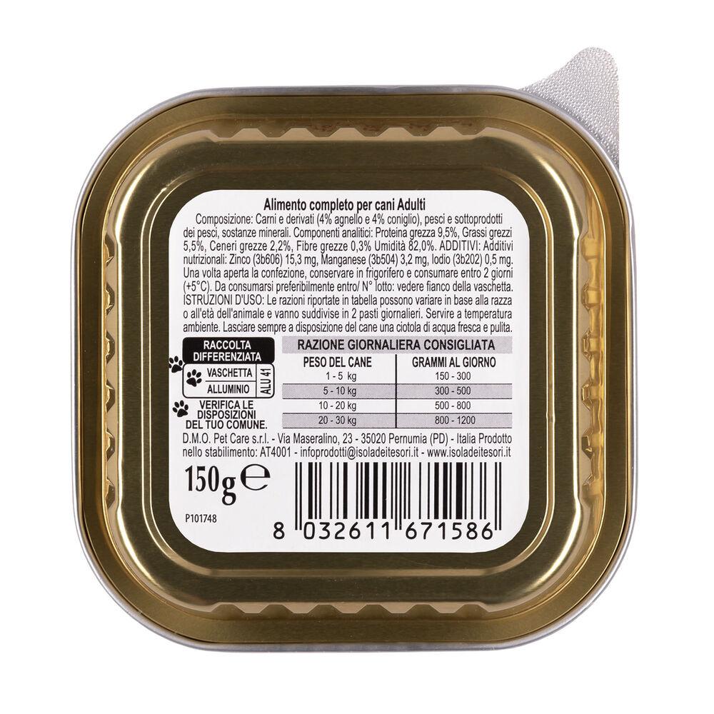 Naturalpet Dog Adulto Paté con Agnello e Coniglio 150 gr 000504530 Sconto di tempo limitato