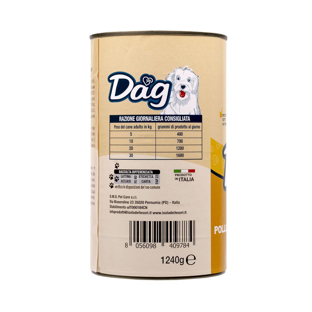 Dag Dog Adult All Breeds Pollo tacchino e verdure 1240 gr 000126791 Fornitura limitata
