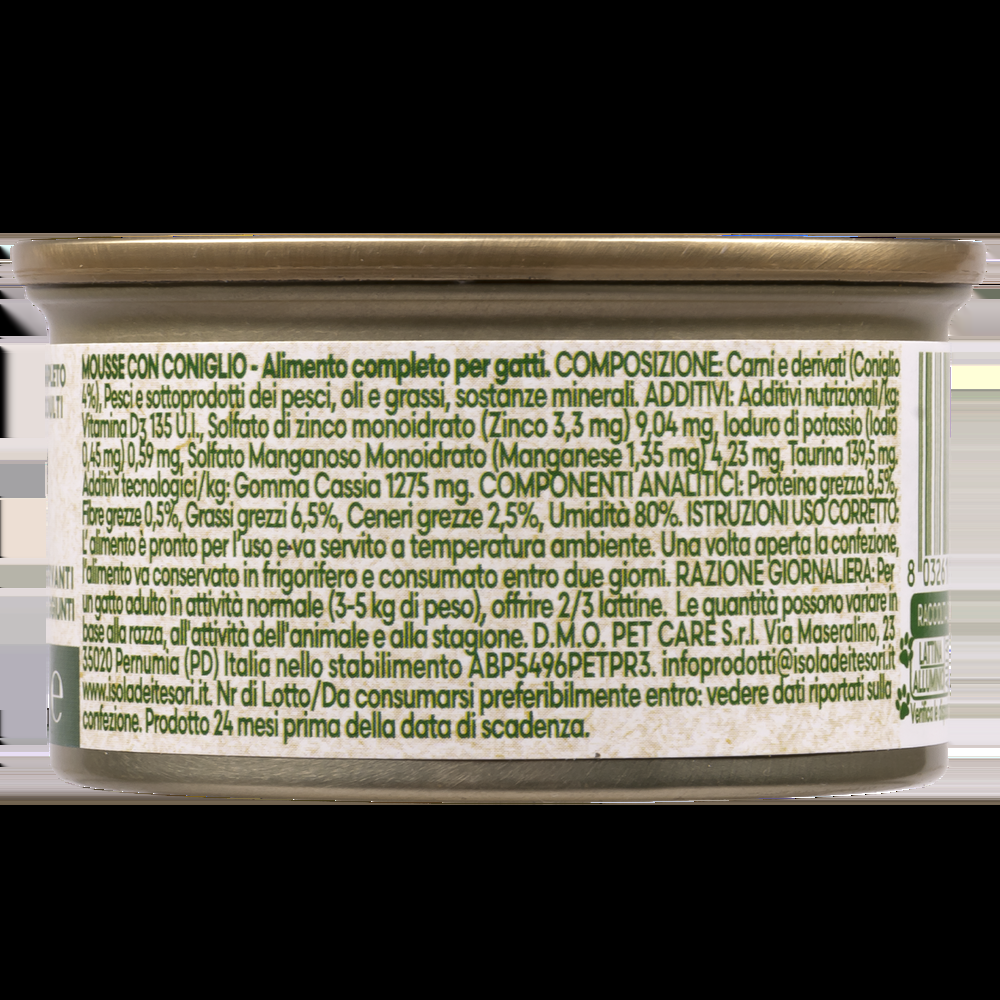 Naturalpet Cat Adult Mousse con Coniglio 85 gr 000142370 Vendite stagionali