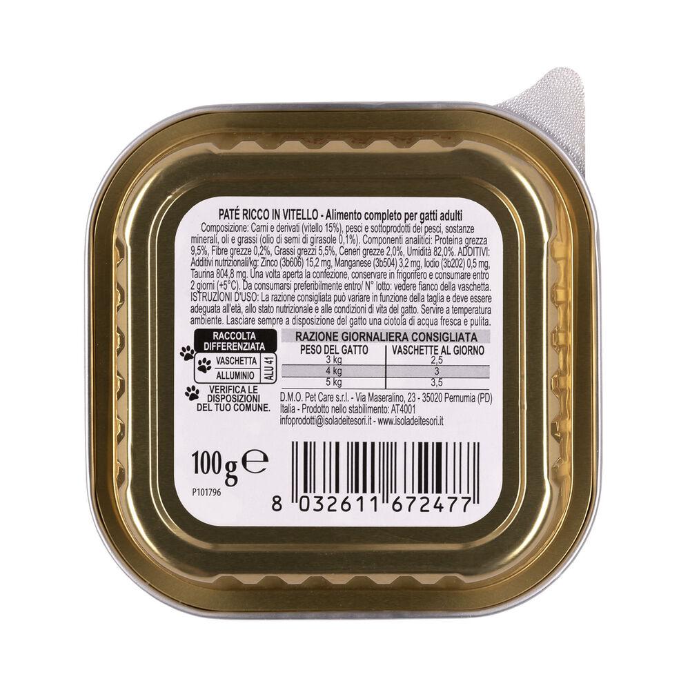 Naturalpet Cat Adult Paté ricco in Vitello 100gr 000142828 Cyber Monday