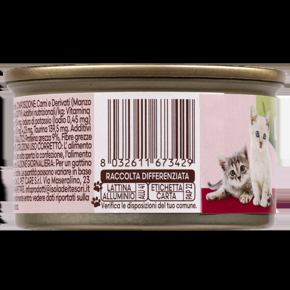 Naturalpet Prime Orme Kitten Mousse Manzo 85 gr 000143658 Latest fashion