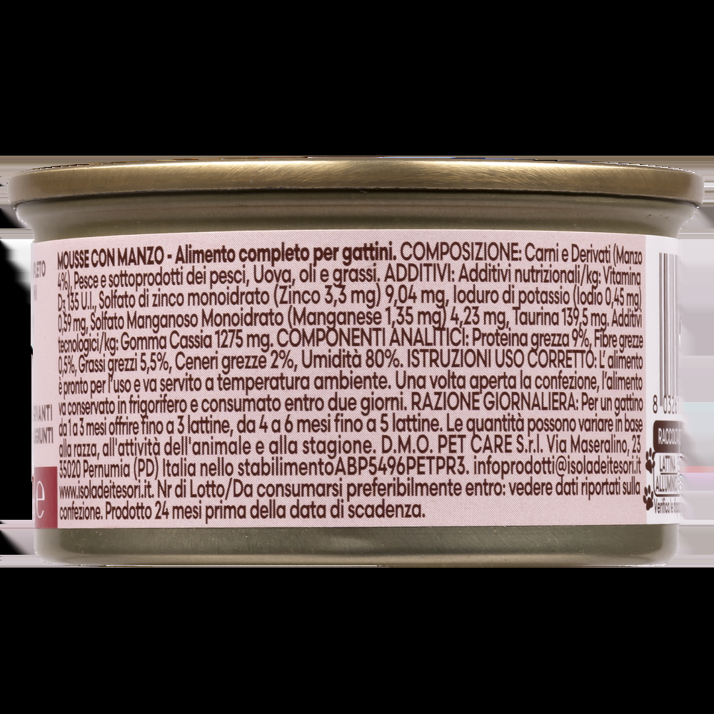 Naturalpet Prime Orme Kitten Mousse Manzo 85 gr 000143658 Latest fashion