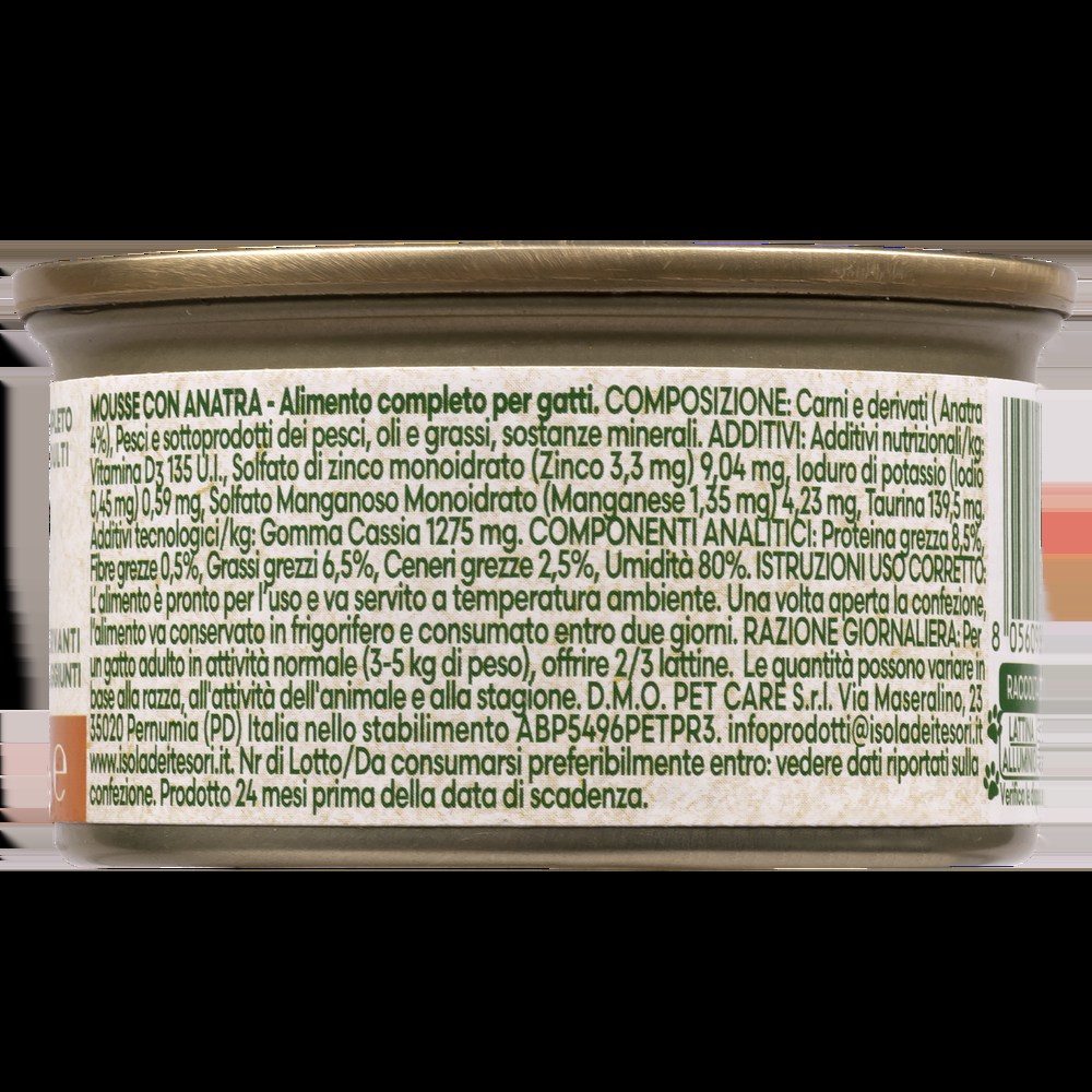 Naturalpet Cat Adult Mousse con Anatra 85 gr 000143679 Offerte esclusive