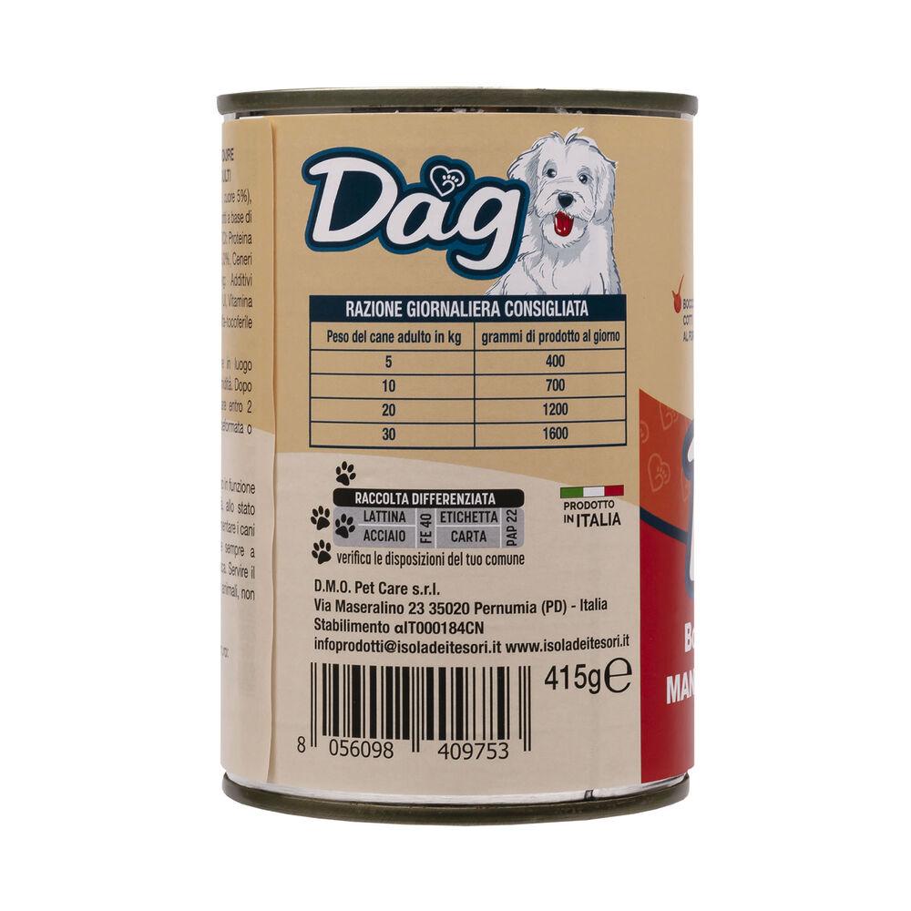 Dag Dog Adult All Breeds Manzo cuore e verdure 415 gr 000126788 Grandi sconti