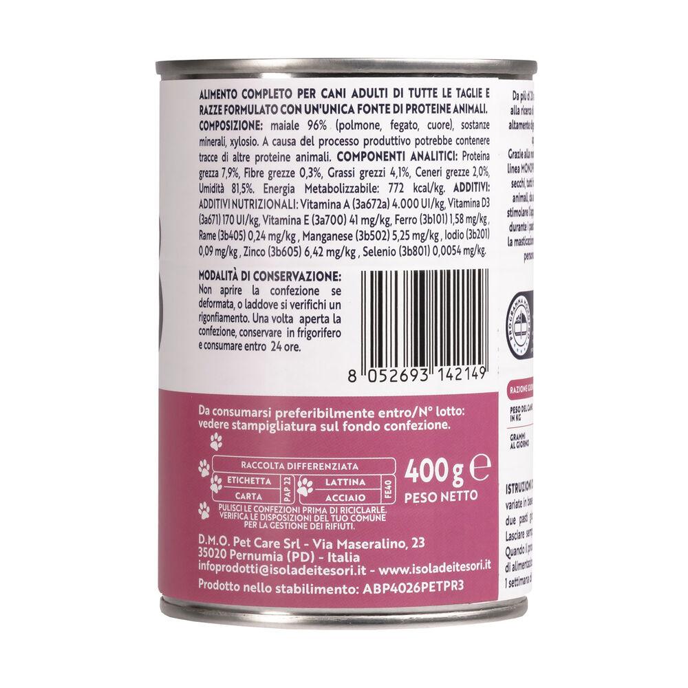 Monopro Dog Adult All breeds Maiale 400 gr 000126860 Bestseller