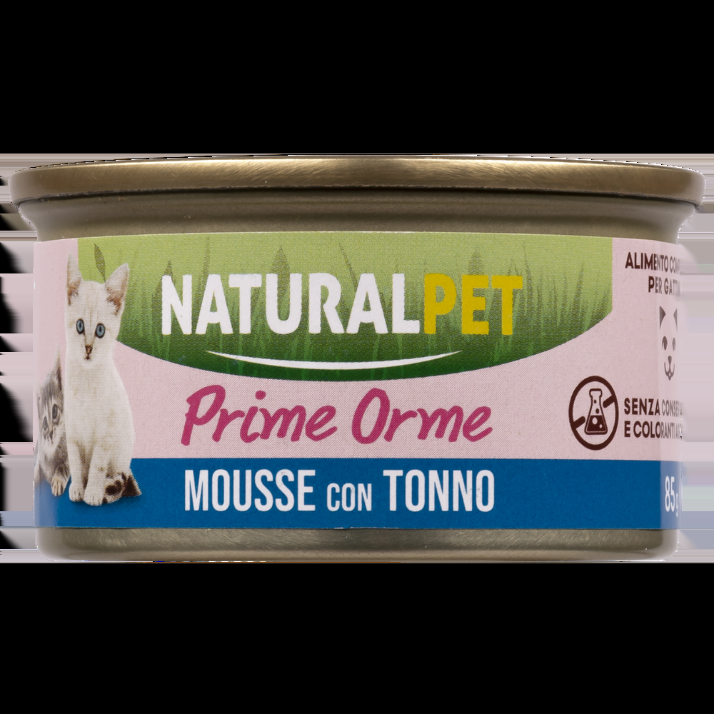 Naturalpet Kitten Prime Orme Mousse con Tonno 85 gr 000143685 Ritorno libero