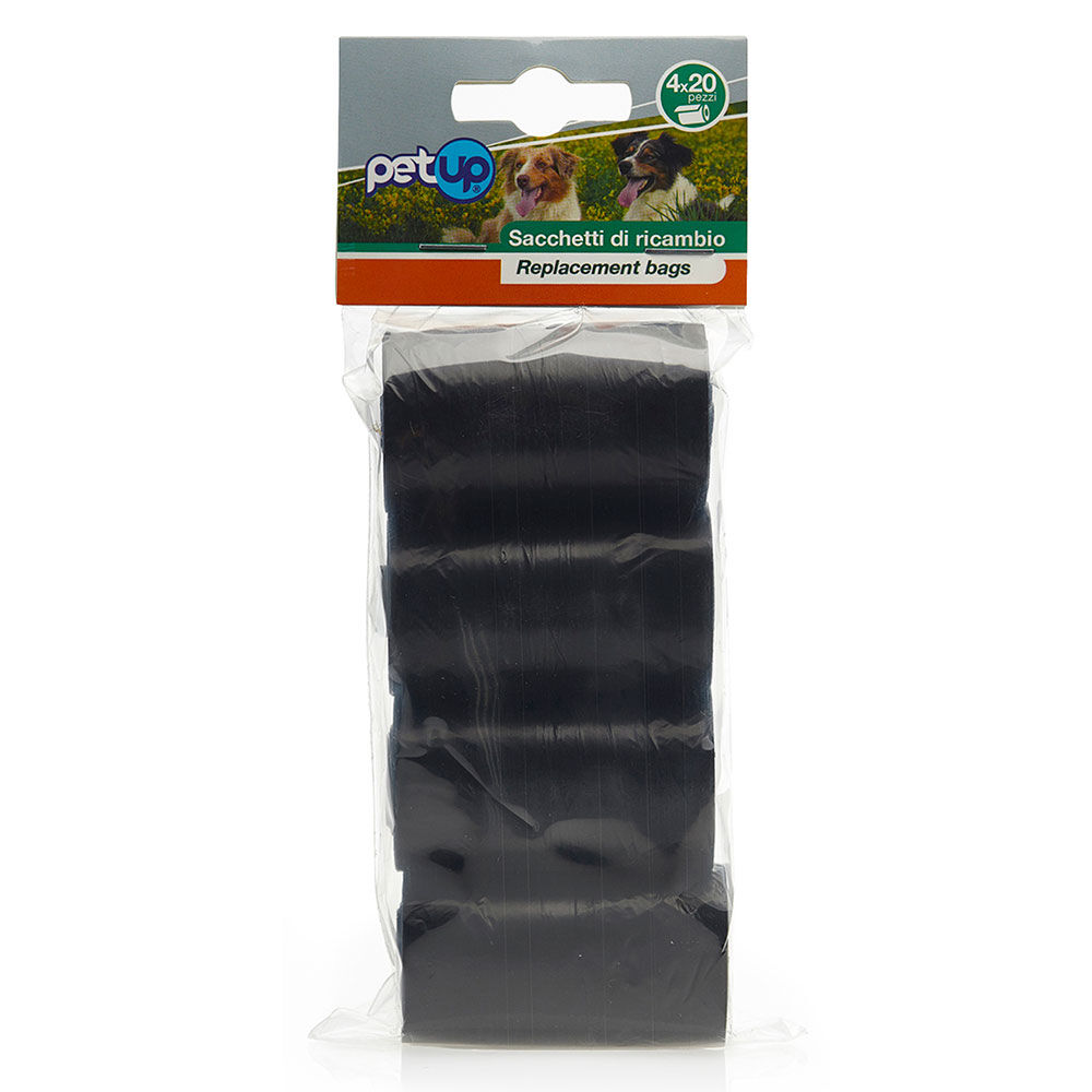 Petup Sacchetti igienici 4 rotoli x 20 strappi 000181091 Rilascio limitato