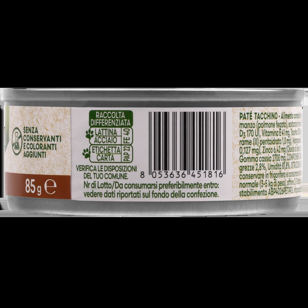 Naturalpet Cat Sterilised Paté al tacchino 85gr 000143898 Latest stili