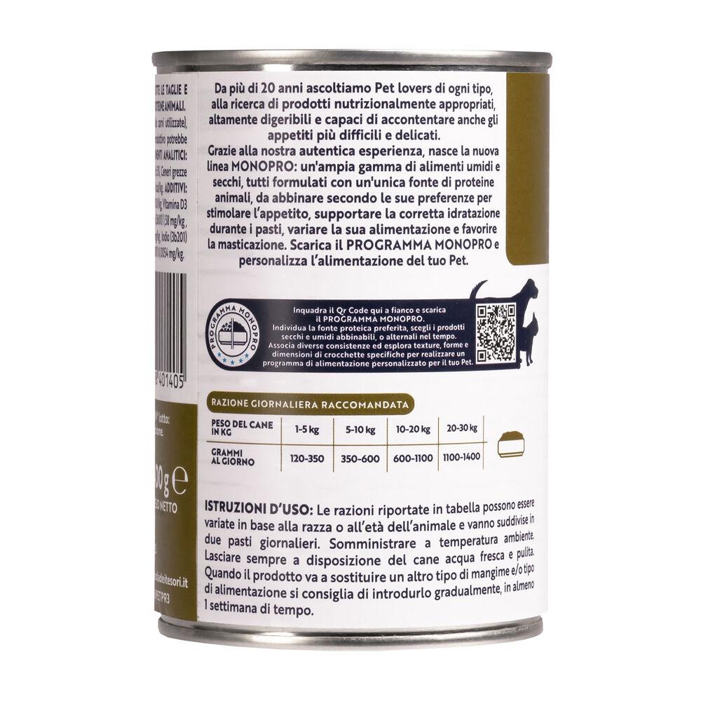 Monopro Dog Adult All Breeds Patè Tacchino 400 gr 000126816 Promozione temporanea