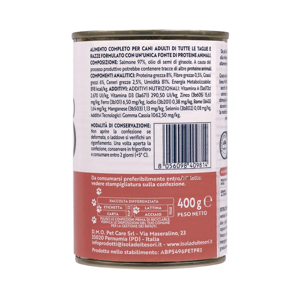 Monopro Dog All Breeds Paté Salmone 400gr 000126808 Officina