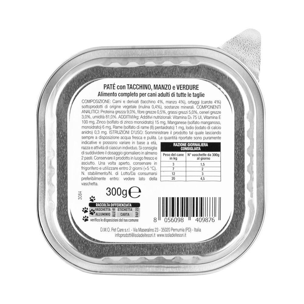 Dag Dog Adult All Breed paté con Tacchino manzo e verdure 300gr 000126835 Italy