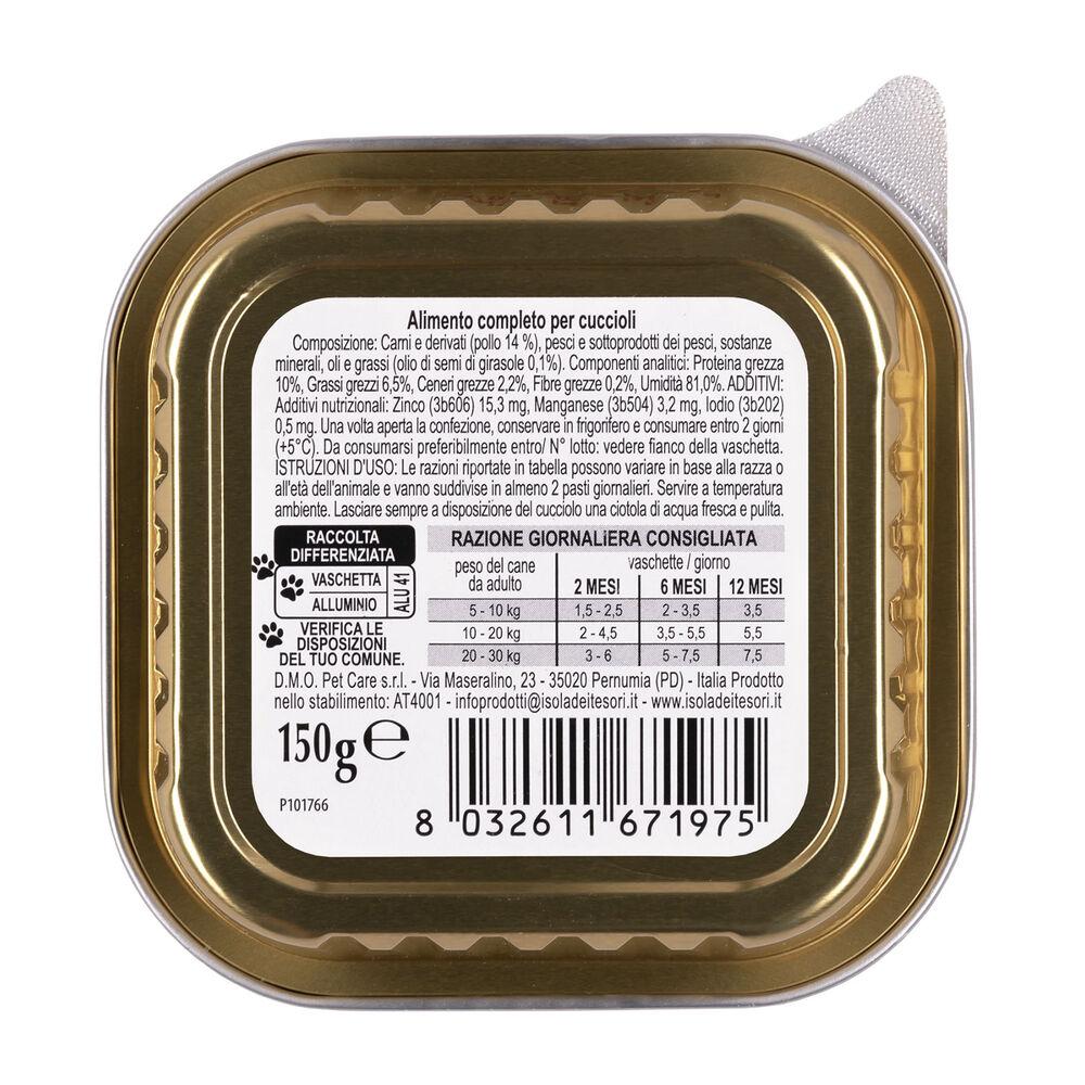 Naturalpet Prime Orme Puppy Paté ricco in Pollo 150 gr 000126931 Soddisfazione Garantita